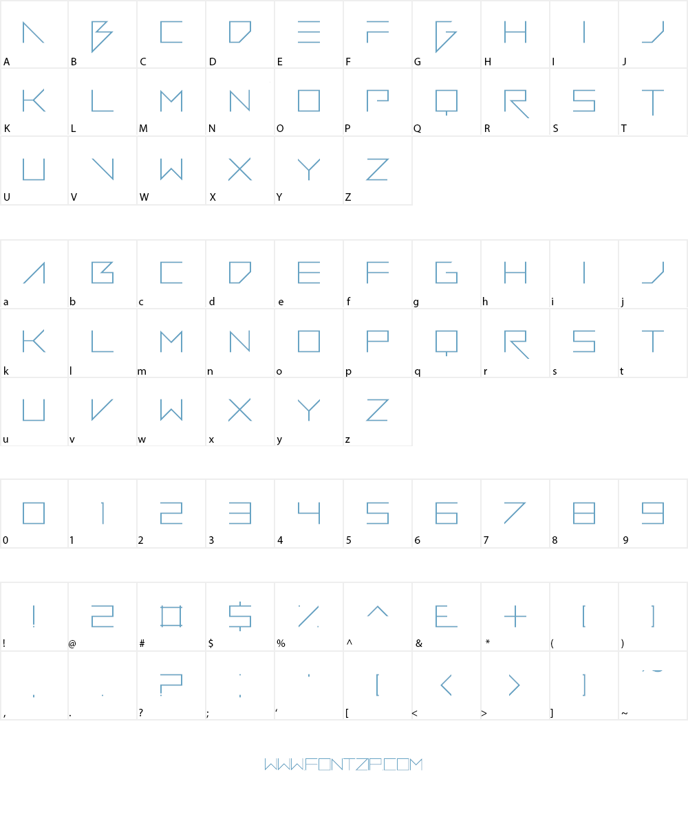Vermin Vibes Diet Font Character